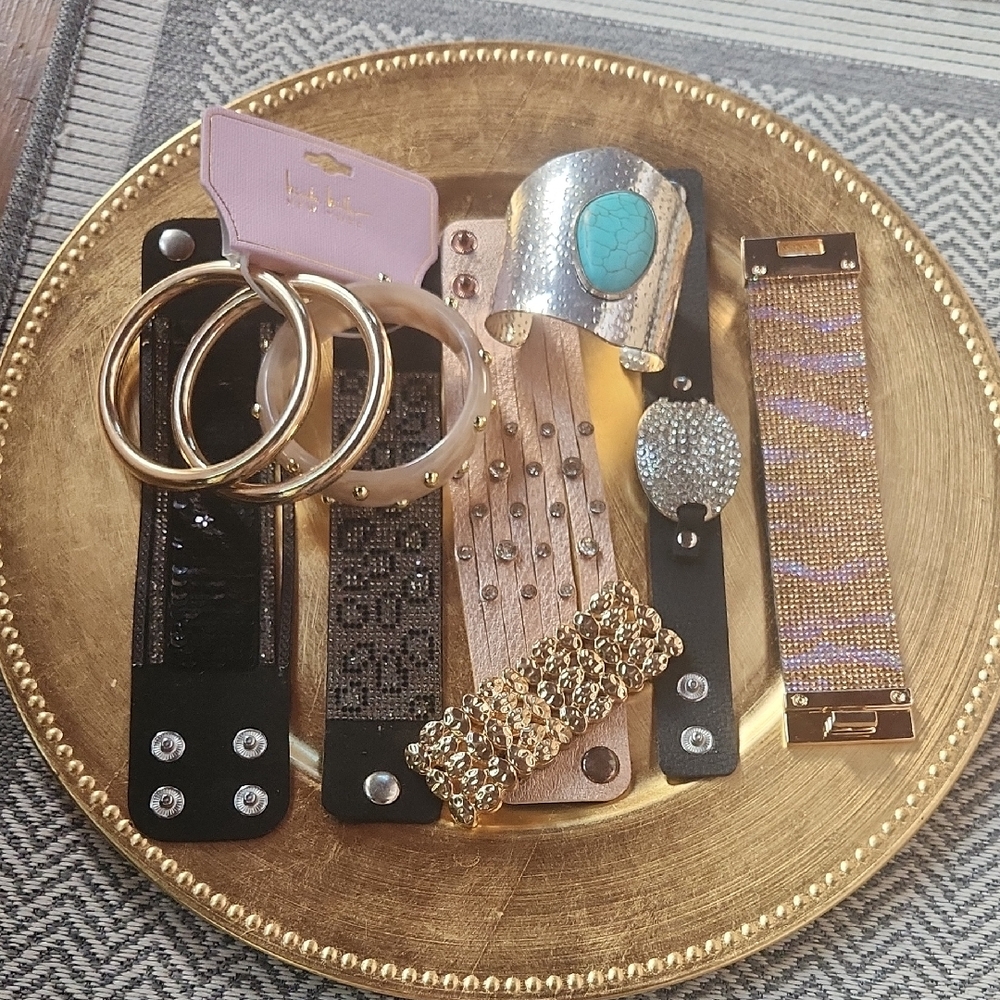 Assorted Gold and Silver Jewelry Set